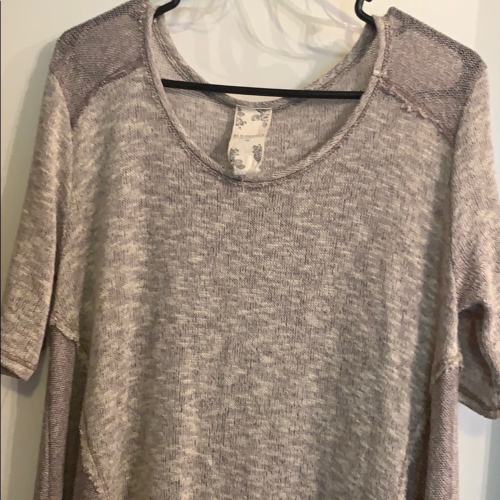 Neutral knit sweater